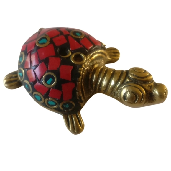 brass turtle figurine Other - π¨π¦ Vintage brass hand made turtle figurine brass turtle figurine Other - π¨π¦ Vintage brass hand made turtle figurine